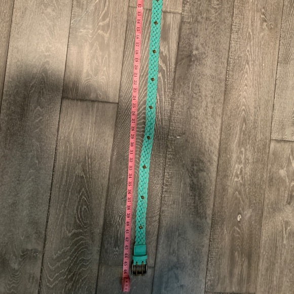 Volcom studded aqua blue belt - Picture 7 of 8